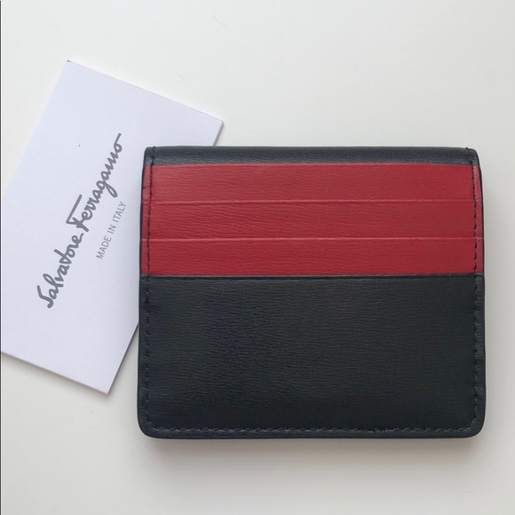 Salvatore Ferragamo Leather Bi-Fold Card Case - Picture 2 of 5